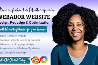 build webador website webador website design webador landing page webador