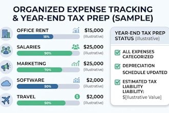do excel data entry bookkeeping and accounting tasks