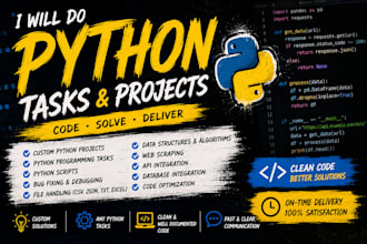 python programming projects and tasks