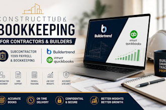 do subcontractor 1099 payroll and bookkeeping in buildertrend and quickbooks