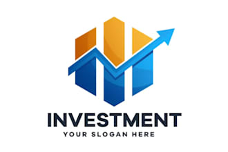 design a premium investment, fintech, and banking logo