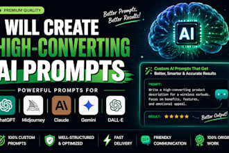 create ai content, images, prompts, and creative desingns using ai tools