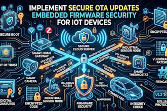 implement secure ota updates embedded firmware security iot devices