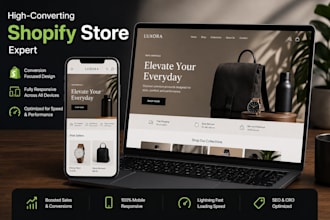 build a awesome website for shopify