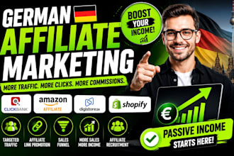 german affiliate marketing promotion for clickbank, promote affiliate website