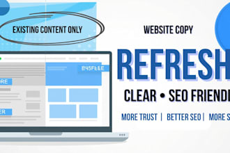 rewrite website content for better SEO and conversions
