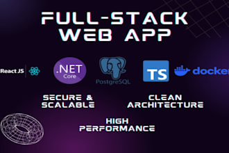 build full stack web applications using net core and react