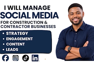 manage social media for construction and contractor businesses