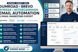 setup gumroad brevo activecampaign bitrix24 audit email automation mailchimp