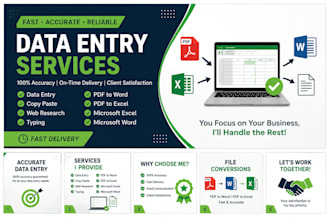 data entry, copy paste, web research