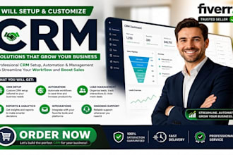 build CRM workflow automation and lead management system using zapier