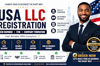 do ein number itin us llc registration USA llc formation company formation