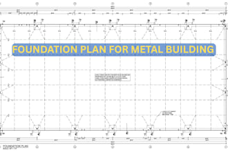 do  foundation drafting for metal building and anchor bolt detailing