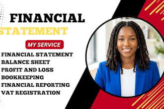 prepare financial statement, cash flow statement, profit and loss, balance sheet