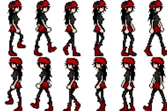create custom pixel art characters rpg platformer sprites