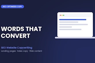 write persuasive SEO website copy that converts visitors