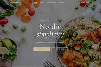 design a efficient website for your scandinavian business
