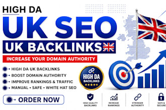 build high authority UK dofollow seo backlinks service, link building
