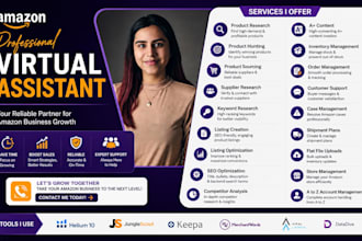 be your amazon fba virtual assistant for amazon fba store