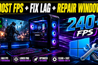 repair and optimize your gaming PC, fix lag, and boost fps, gaming tweaks