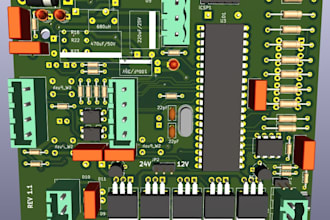 design mechanical keyboard pcb, schematic design, pcb enclosure in easyeda
