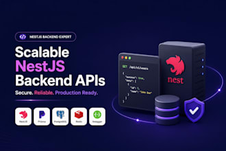 develop scalable nestjs backend apis for your application