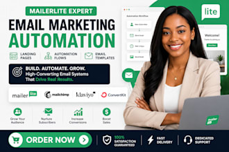 mailerlite landing page mailerlite automation mailchimp email template workflow