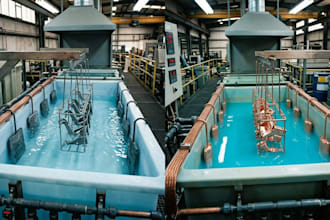 design your zinc and copper plating line