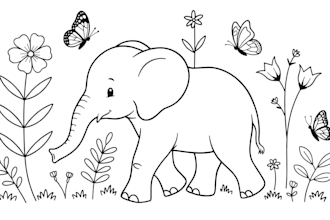bold and easy coloring book and adult coloring book for KDP