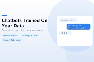 create custom ai chatbot using gpt or claude API