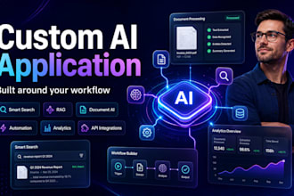 develop a custom ai powered application