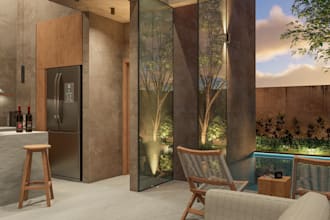 do 3d rendering for interiors and facades