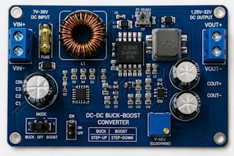 design smps power supply dc dc converter buck boost convert pcb altium kicad