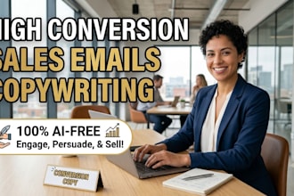 deliver high conversion, ai sales emails copywriting