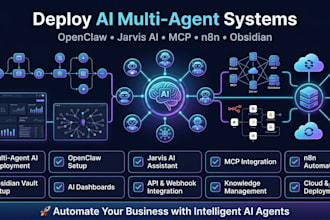 create multi agent system dashboard obsidian vault mcp n8n openclaw jarvis ai