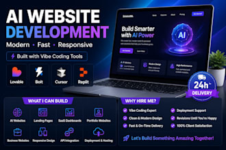 create ai websites and vibe coding