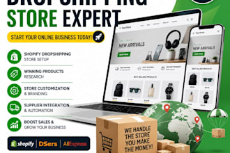 redesign your shopify website, shopify dropshipping store