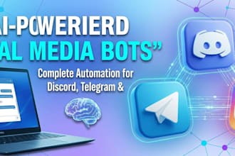 build an ai chatbot for telegram, discord, and instagram using llama