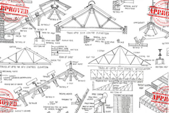 design structural framing and timber truss plans with calculations