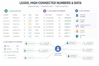 provide high connected leads and cdr for different campaigns