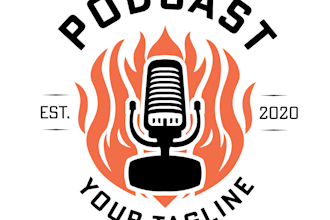 design excellent podcast logo