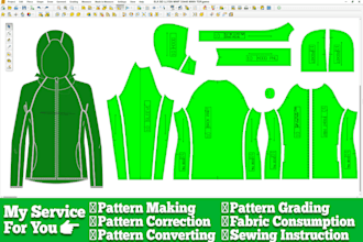 make a sewing pattern for any type of apparel garments