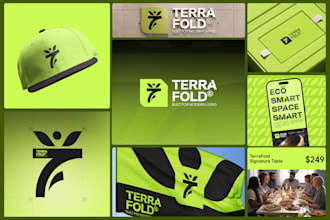 design logo, brand guidelines, branding kit and brand book
