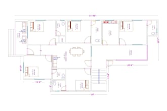 do architectural 2d floor plan and drafting