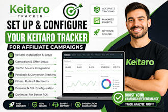 set up and configure your keitaro tracker for affiliate campaigns