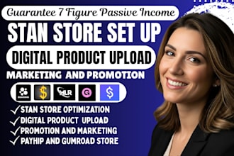 setup stan store, esty, pinterest, stan store marketing, stan store promotion