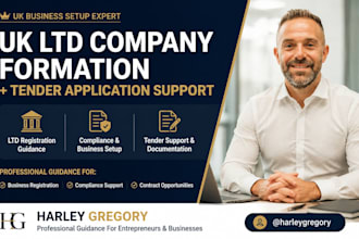 help you register a UK ltd company and win tender contracts