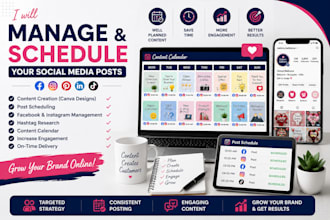 manage and schedule your social media posts