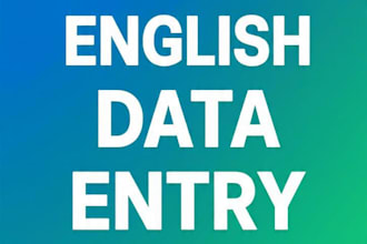 do accurate sinhala and english data entry for accounts in excel