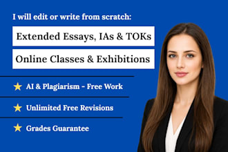 perfectly review and rewrite ib extended essays and ib ias in sl and hl